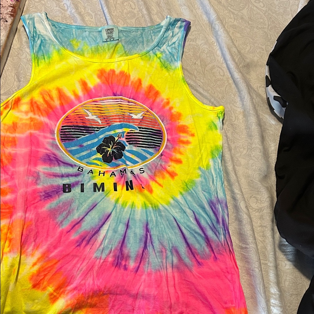 Comfort Colors Tie-Dye Bahamas Tank Top
